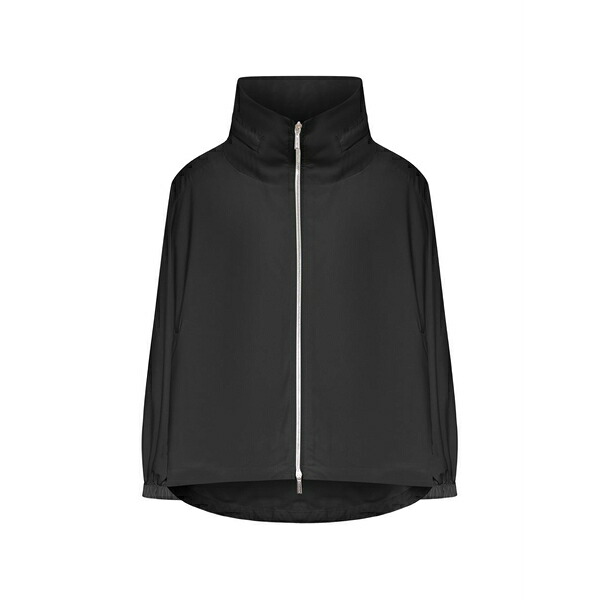 ムーレー レディース 上衣＆上衣 アウター Zip high-neck jacket Black
