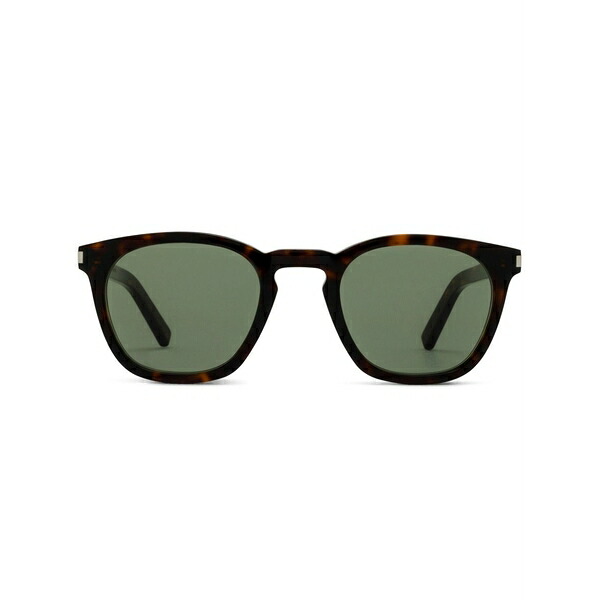 サンローラン アイウェア メンズ サングラス・アイウェア 付属物 Logo-print sunglasses  Brown