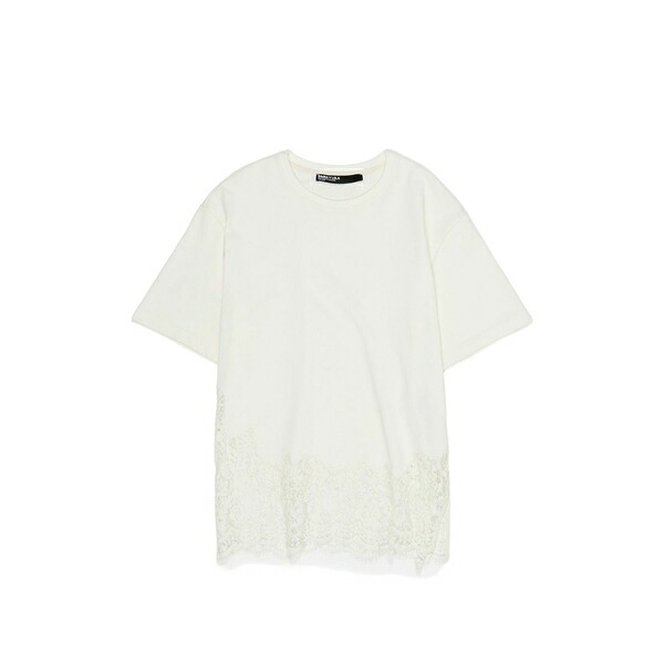ビンバ イ ローラ レディース ティーシャツ トップス Lace-trim t-shirt Neutrals