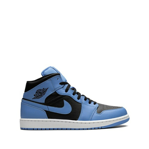 ジョーダン メンズ スニーカー シューズ Air jordan 1 mid "university blue/black" sneakers Blue|asty