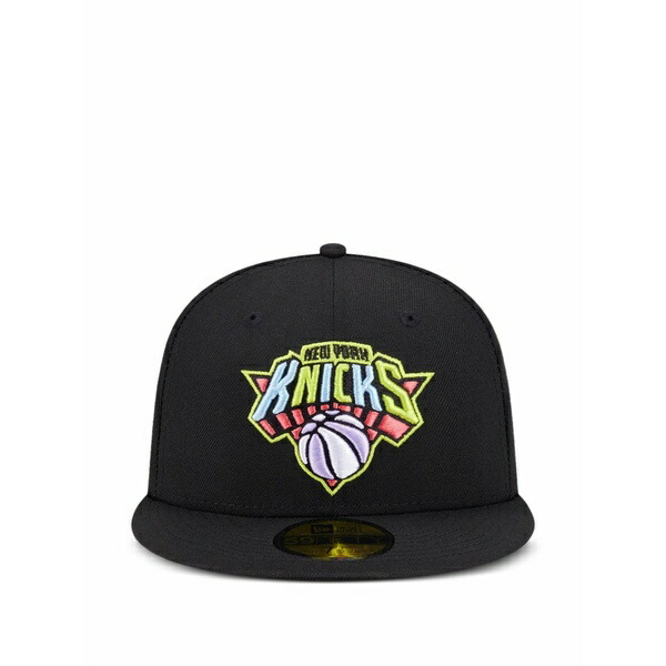 ニュー内鰓 メンズ かぶり笠 添え物 59fifty new york knicks fitted cap hat Black