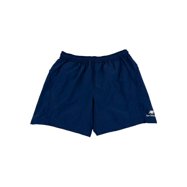 ニュー平衡にする メンズ 心地好いズボン下 ボトムス Logo detail running shorts Blue
