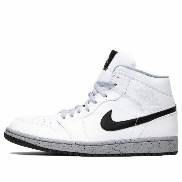 Jordan ジョーダン メンズ スニーカー  【Air Jordan 1 Mid White Cement 554724-115】  サイズ US_12(30.0cm)