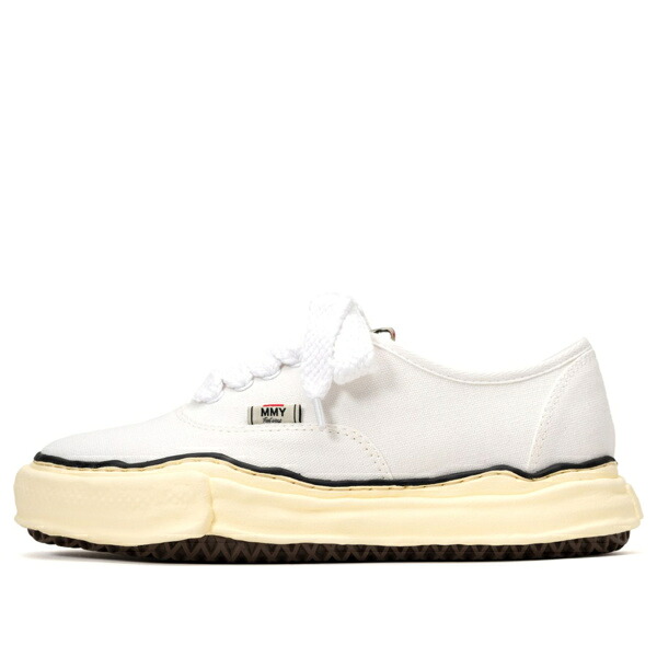 Maison MIHARA YASUHIRO ミハラヤスヒロ メンズ スニーカー 【Maison MIHARA YASUHIRO BAKER Vintage-Like OG Sole Canvas Low-top Sneaker 'White' A09FW735-WHT】 サイズ US_9(27.0cm)|asty