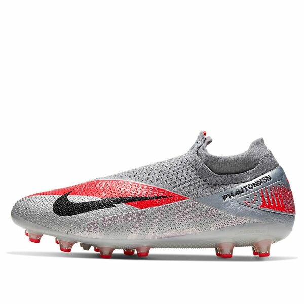 Nike ナイキ メンズ スニーカー 【Nike Phantom Vision 2 Elite \u0027Metallic Grey Crimson\u0027 CD4160-906】  大きさ US_9.5(27.5糎)