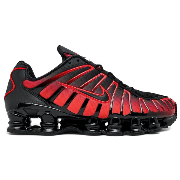Nike ナイキ メンズ スニーカー 【Nike Shox TL Black University Red Gradient】 サイズ US_12.5(30.5cm) Black/University Red/Black｜asty