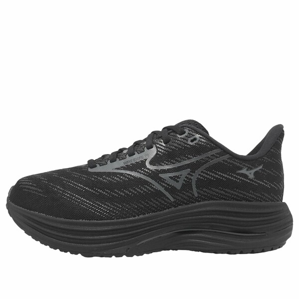 Mizuno ミズノ メンズ スニーカー 【Mizuno Wave Rider 29 Super Wide \u0027Black\u0027 J1GC256503】  大いさ US_8.5(26.5糎) 靴-スニーカー