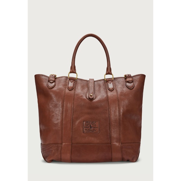 【RRL】キャンバス×レザートートバッグ　イタリア製 イタリア製】RRL RALPH LAUREN レザー トートバッグ 黒 本革