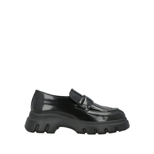 【貨物輸送無料】 ボイルブランシェ レディース スリッポン・ローファー シューズ Loafers Black