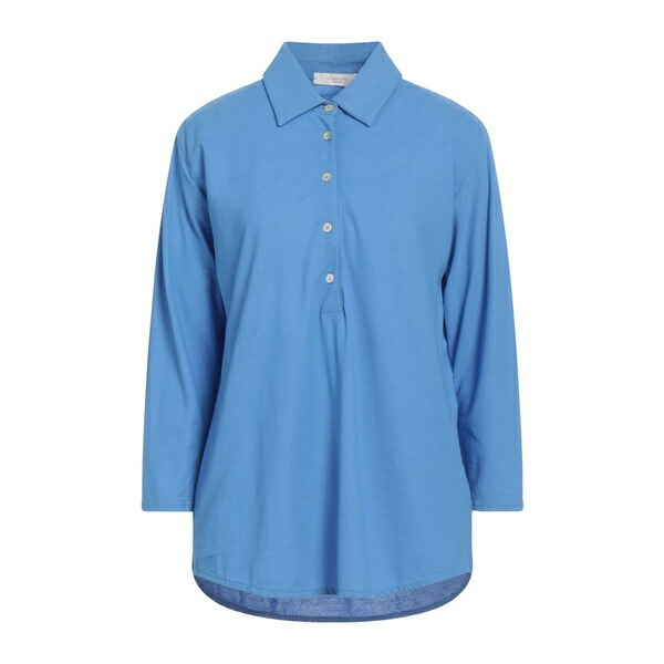 【貨物輸送無料】 ザノーネ レディース プルオーバー トップス Polo shirts Azure