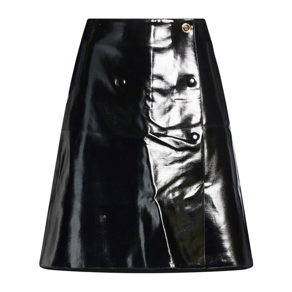 【送料無料】 ヴェルサーチ レディース スカート ボトムス Midi skirts Black|asty