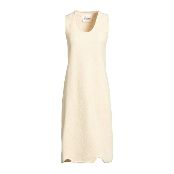【送料無料】 ジル・サンダー レディース ワンピース トップス Midi dresses White｜asty