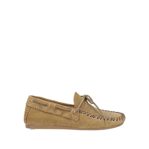 【貨物輸送無料】 イザ呼びりん マラン レディース スリッポン・ローファー シューズ Loafers Green