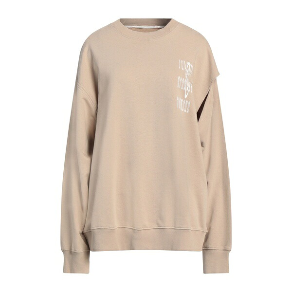 【貨物輸送無料】 マルタンマルジェラ レディース パーカー・スウェットシャツ アウター Sweatshirts Beige