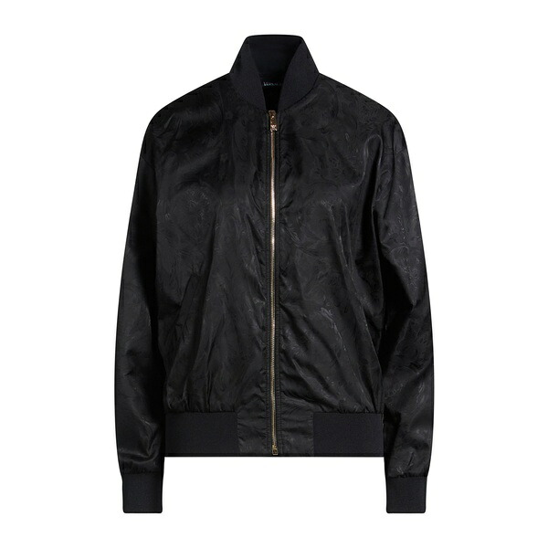 【送料無料】 ヴェルサーチ レディース ジャケット＆ブルゾン アウター Jackets Black｜asty