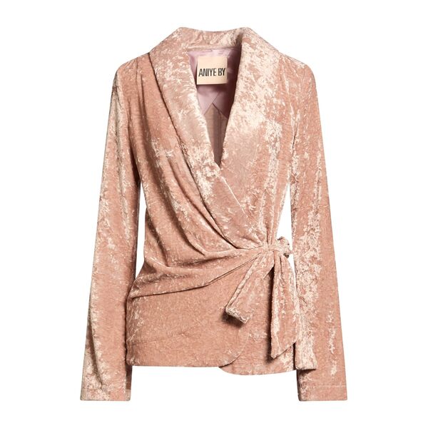 【送料無料】 アニエバイ レディース ジャケット&ブルゾン アウター Blazers Pink|asty