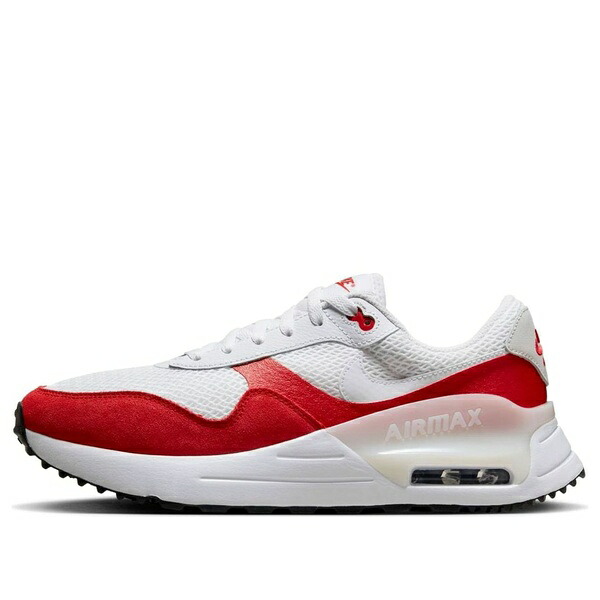 Nike ナイキ メンズ スニーカー  【Nike Air Max SYSTM \u0027White University Red\u0027 DM9537-104】  大きさ US_12(30.0糎)