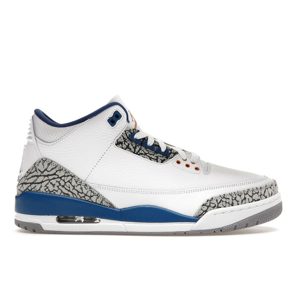 Jordan ジョーダン メンズ スニーカー  【Jordan 3 Retro Wizards】  大きさ US_10(28.0糎) White/True Blue/Metallic Copper/Cement Grey