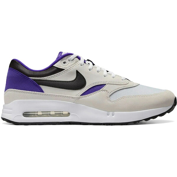 Nike ナイキ メンズ スニーカー  【Nike Air Max 1 \u002786 OG Golf Big Bubble Purple Punch】  大いさ US_12.5(30.5糎) White/Black/Purple Punch 靴-スニーカー-メンズ靴