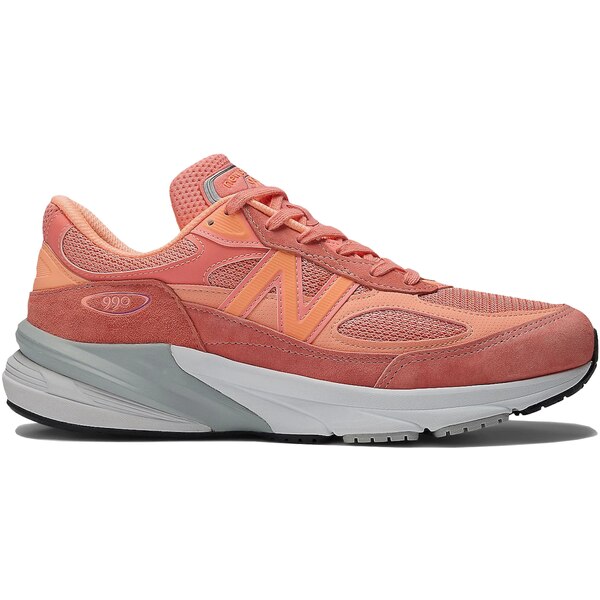 New Balance ニューバランス メンズ スニーカー 【New Balance 990v6 MiUSA Sunrise Rose】 サイズ US_6.5(24.5cm) Sunrise Rose/White｜asty