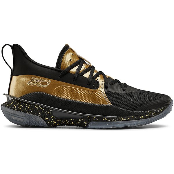 Under Armour アンダーアーマー メンズ スニーカー 【Under Armour Curry 7 Earn It】 サイズ US_7(25.0cm) Black/Gold|asty