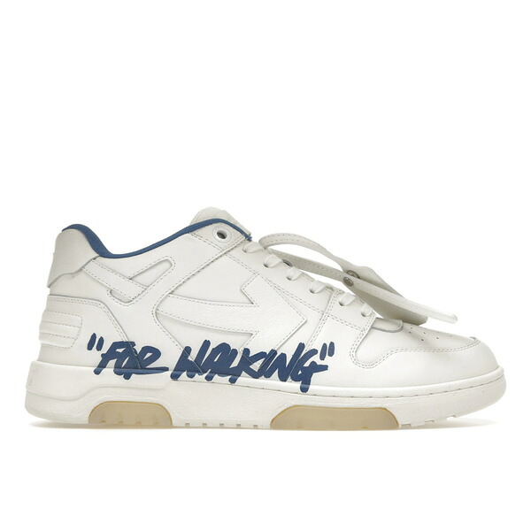 OFF-WHITE オフホワイト メンズ スニーカー  【OFF-WHITE Out Of Office \"OOO\" Low Tops For Walking White White Dark Blue SS22】  サイズ US_M_13 White/White/Dark Blue