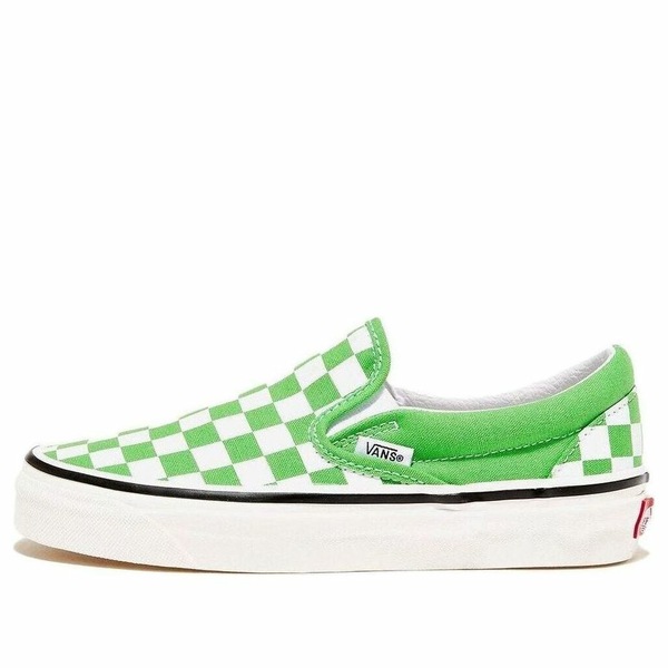 Vans バンズ メンズ スニーカー 【Vans Classic Slip-On 98 DX 'Checkerboard-Classic Green' VN0A7Q581OZ】 サイズ US_10.5(28.5cm)｜asty