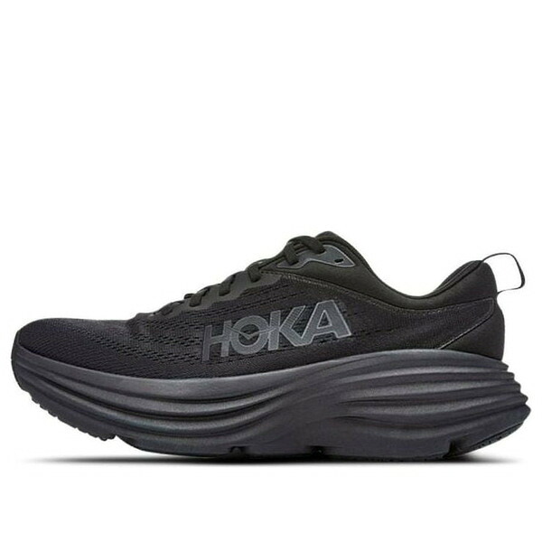 HOKA ONE ONE ホカオネオネ メンズ スニーカー 【HOKA ONE ONE Bondi 8 'Black' 1123202-BBLC】 サイズ US_8(26.0cm)｜asty