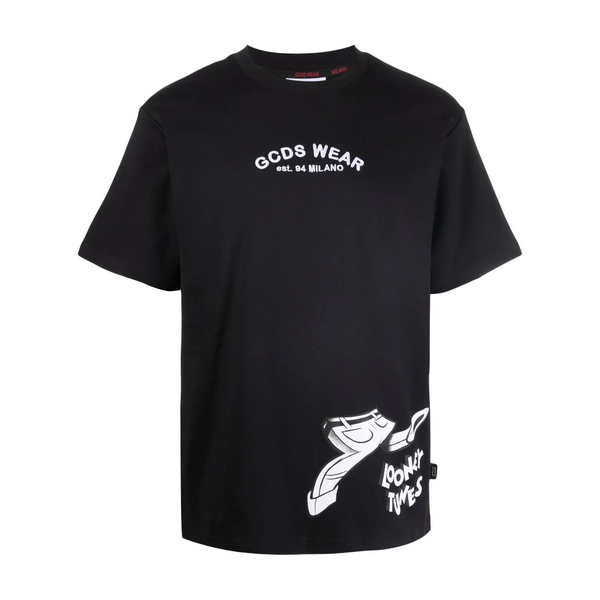 全国総量無料で ジーシーディーエス メンズ Tシャツ トップス ロゴ black fucoa.cl