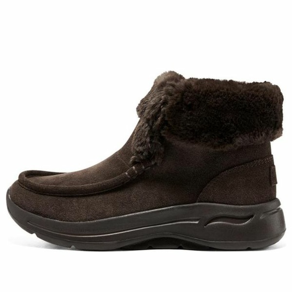 Skechers スケッチャーズ レディース スニーカー  【(WMNS) Skechers Go Walk Arch Fit \u0027Chocalate\u0027 144423-CHOC】  大きさ US_6.5(23.5糎)