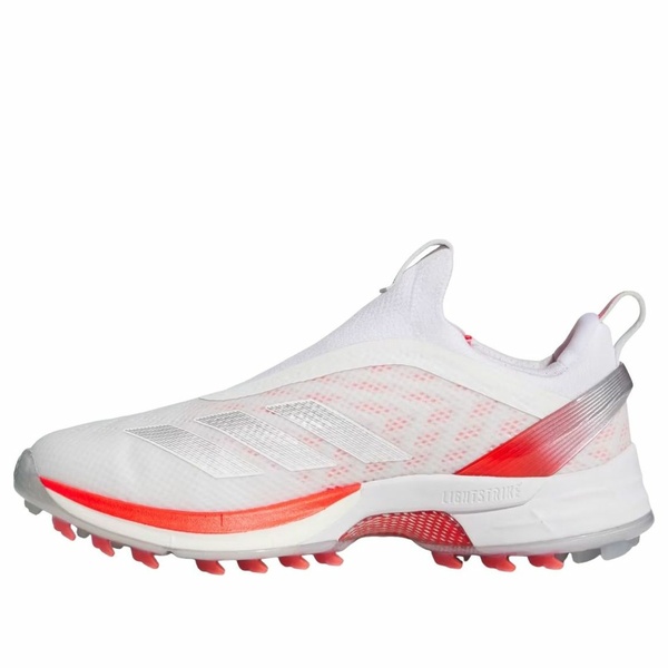 adidas アディダス レディース スニーカー  【(WMNS) adidas Adizero ZG BOA Spikeless Golf White Lucid Red IH9893】  サイズ US_6.5(23.5cm)