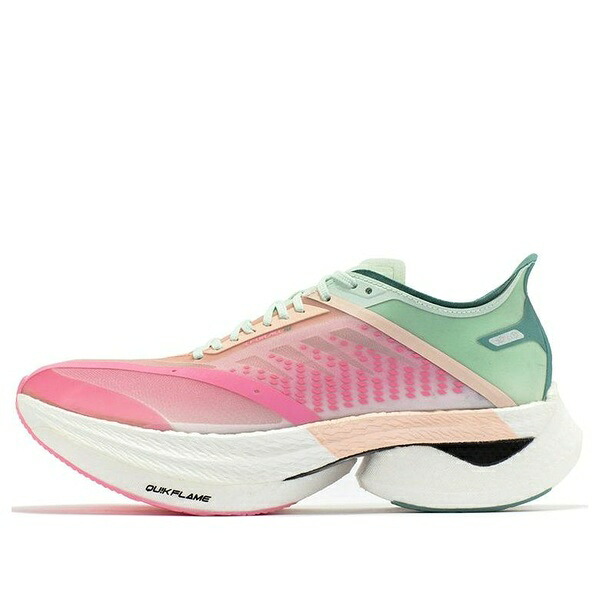 361 Degrees ３６１ディグリー メンズ スニーカー Pink/Green/White 【361 Degrees Furious Running Shoes \u0027Pink Green\u0027 672312203F-8】  大きさ US_8(26.0糎)
