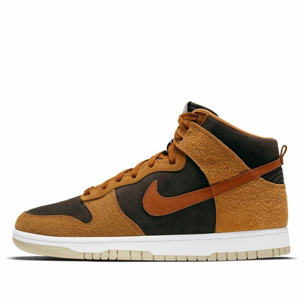 Nike ナイキ メンズ スニーカー Brown/Yellow 【Nike Dunk High Premium \u0027Dark Curry\u0027 DD1401-200】  大いさ US_M_14 メンズ靴-スニーカー-靴