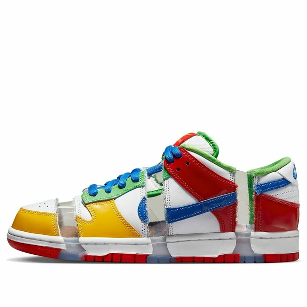 Nike ナイキ メンズ スニーカー WHITE/YELLOW/BLUE 【Nike SB Dunk Low 'Sandy Bodecker' FD8777-100】 サイズ US_11.5(29.5cm)|asty