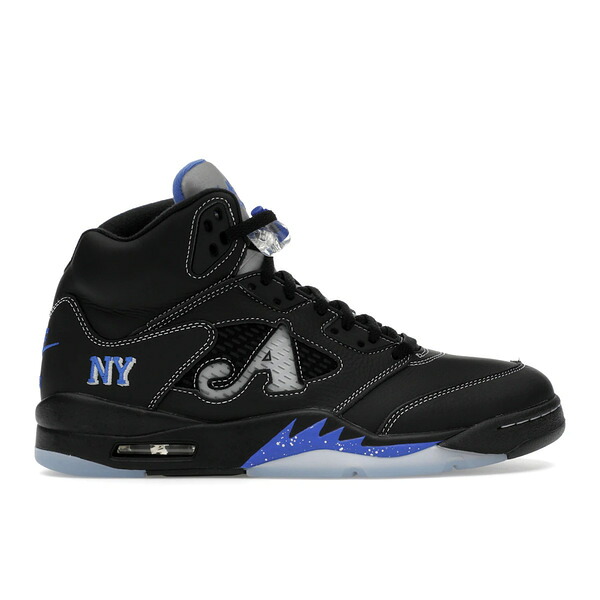 Jordan ジョーダン メンズ スニーカー 【Jordan 5 Retro Awake NY Black】 サイズ US_M_4.5 Black/Racer Blue-Metallic Silver-White-Clear|asty