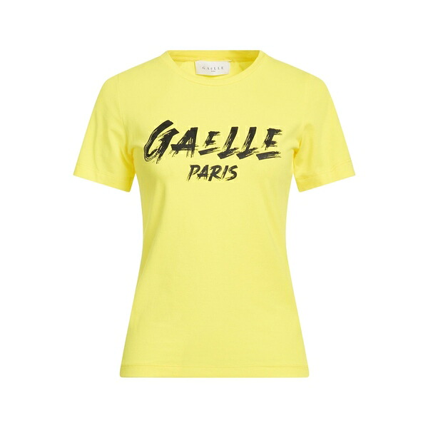 【送料無料】 ガレパリ レディース Tシャツ トップス T-shirts Yellow