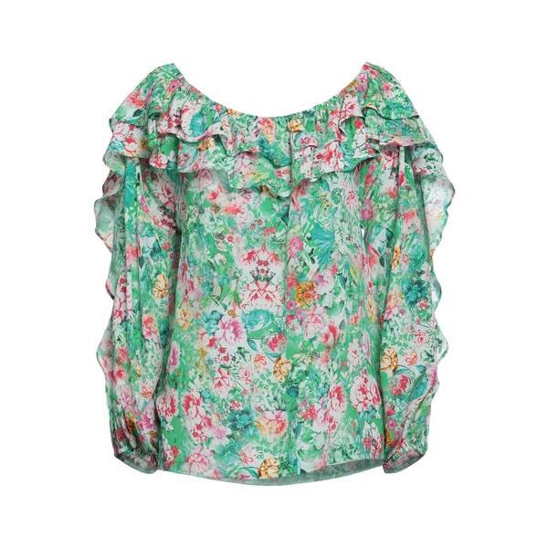 【送料無料】 イナ レディース Tシャツ トップス Tops Green