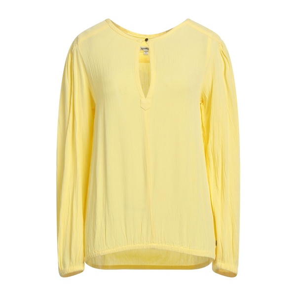 【送料無料】 ガルシア レディース Tシャツ トップス Tops Yellow