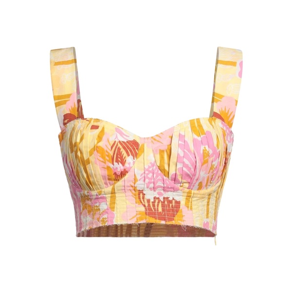 【送料無料】 エンポリオ?シレヌーセ レディース Tシャツ トップス Tops Yellow