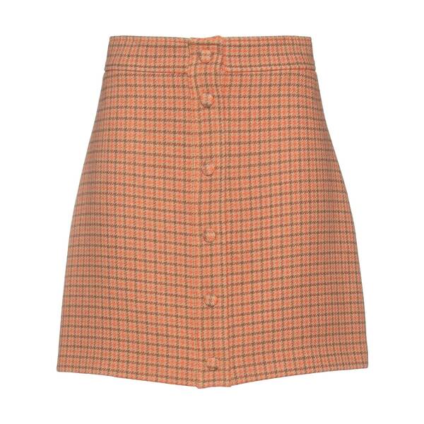 【送料無料】 エムエスジイエム レディース スカート ボトムス Mini skirts Orange