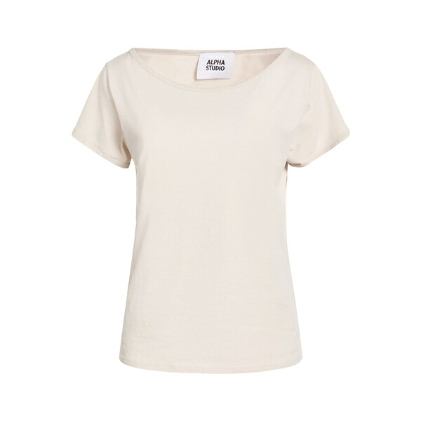 【貨物輸送無料】 アルファス テューディオ レディース プルオーバー トップス T-shirts Beige