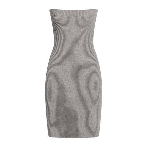 【送料無料】 ハブワン レディース ワンピース トップス Mini dresses Grey