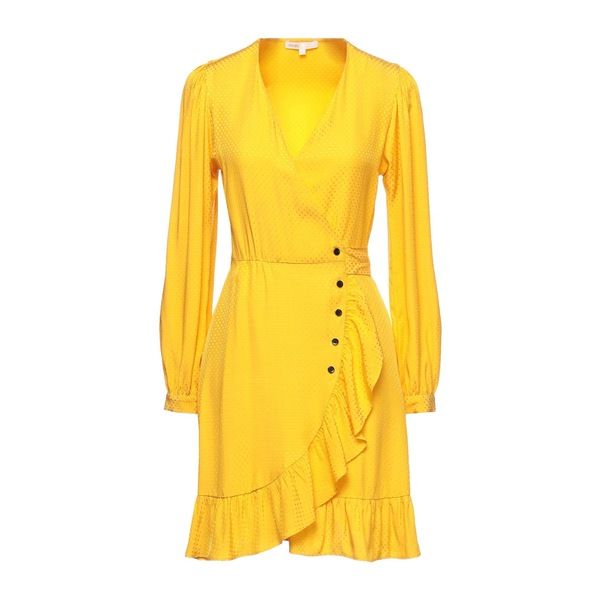 【送料無料】 マージュ レディース ワンピース トップス Mini dresses Yellow｜asty