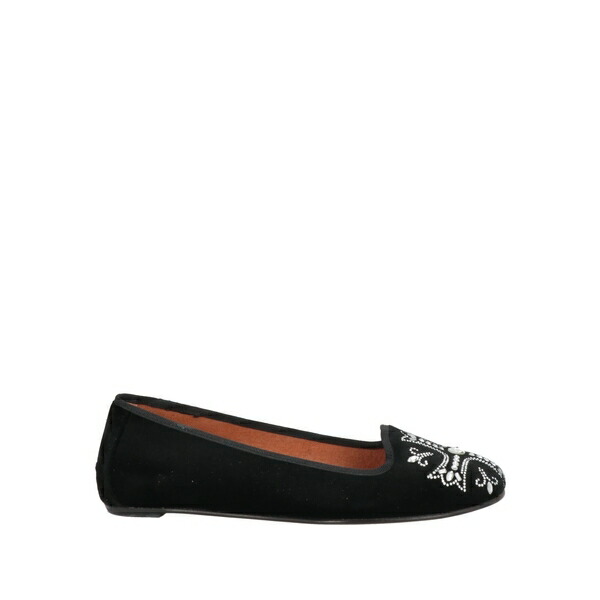【送料無料】 ラス レディース スリッポン・ローファー シューズ Loafers Black|asty