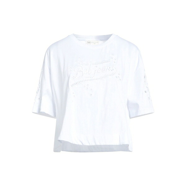 【送料無料】 ビーエスビー レディース Tシャツ トップス T-shirts White