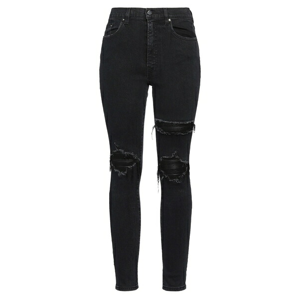 【送料無料】 アミリ レディース デニムパンツ ボトムス Jeans Black｜asty