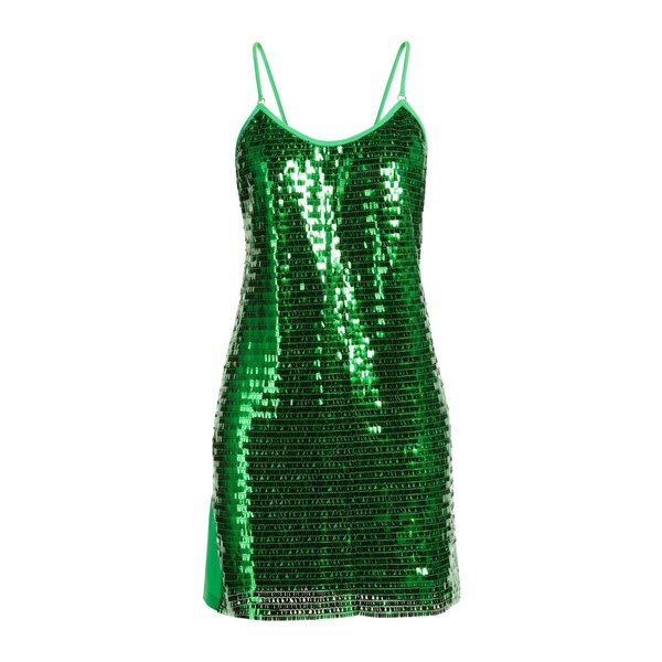 【送料無料】 フォーギブネス レディース ワンピース トップス Mini dresses Green