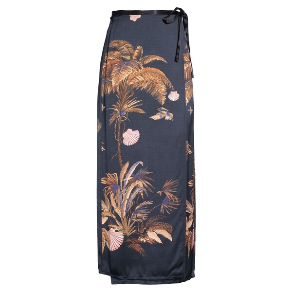 【送料無料】 フォルテ フォルテ レディース スカート ボトムス Midi skirts Blue|asty