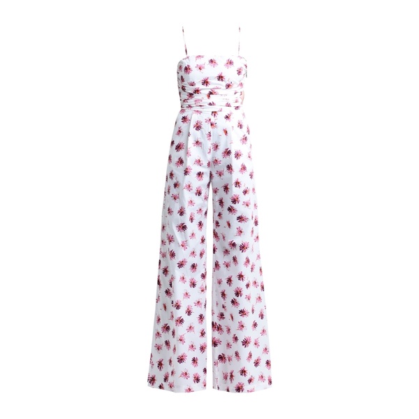 【送料無料】 エムエスジイエム レディース ワンピース トップス Jumpsuits White|asty