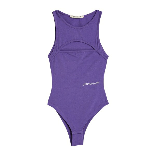 【送料無料】 ヒノミネイト レディース Tシャツ トップス Bodysuits Purple